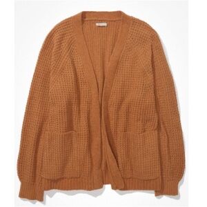 American Eagle Outfitters Chenille Cardigan - Light Brown
